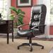 Symple Stuff Executive Chair Upholstered in Brown | 45.5 H x 27 W x 28.5 D in | Wayfair SYPL1837 32150224