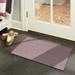 Symple Stuff Eco-Poly 36 in. x 24 in. Non-Slip Indoor/Outdoor Door Mat Rubber in Pink/Brown | Wayfair SYPL3826 43004283