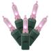 The Holiday Aisle® Single Mold Italian LED Christmas light set 6"x25'L in Pink | 6 W x 300 D in | Wayfair THDA4418 42510609