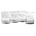 The Holiday Aisle® Holiday Hijinks Assortment Rocks 4-Piece 14 oz. Whiskey Glass Set Glass | 4.13 H x 3.25 W in | Wayfair THDA6093 43080798