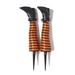 The Holiday Aisle® Pair Of Witch Legs Garden Stake Resin/Plastic/ in Black/Orange | 18 H x 6 W x 1 D in | Wayfair THLA1063 38977855