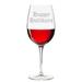 The Holiday Aisle® Happy Holidays 18 oz. Red Wine Glass Glass | 9 H x 3 W in | Wayfair THDA5762 42923973