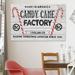 The Holiday Aisle® Candy Cane - Unframed Textual Art Print on Wood Metal in Black/Brown/Red | 40 H x 60 W x 1.5 D in | Wayfair THDA1233 41399245