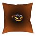 The Holiday Aisle® Jack-O-Lantern Throw Pillow Polyester/Polyfill blend | 20 H x 20 W in | Wayfair THLY3309 44552791