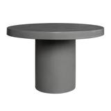 AllModern Ruka 47" Concrete Pedestal Dining Table in Gray | 30.25 H x 47 W x 47.25 D in | Wayfair 238ACA6DAED14E3D9B9B7607B6149C1C