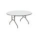 Iceberg Enterprises 60" Circular Folding Table Plastic/Resin in Gray | 29 H x 60 W x 60 D in | Wayfair 55267