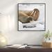 East Urban Home 'Walrus Male & Female on Ice Floe' Framed Photographic Print on Canvas in Brown/White | 18 H x 18 W x 1.5 D in | Wayfair