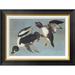 Global Gallery Golden-Eye Duck by John James Audubon - Picture Frame Graphic Art Print on Canvas Canvas, in Black | 18 H x 24 W x 1.5 D in | Wayfair
