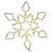 Vickerman LED Pure Diamond Snowflake, Metal in White | 60 H x 0.5 W x 0.5 D in | Wayfair X106160