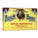 Global Gallery 'Bock Beer' Vintage Advertisement on Wrapped Canvas in White | 24.1 H x 36 W x 1.5 D in | Wayfair GCS-375099-36-142