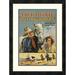 Global Gallery 'Vintage Westerns: Range Fighter - Pit of Despair' Framed Vintage Advertisement Paper in Blue/Yellow | 24 H x 18 W x 1.5 D in | Wayfair