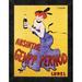 Global Gallery 'Absinthe Gempp Pernod, 1903' by Leonetto Cappiello Framed Vintage Advertisement in Indigo/Yellow | 18 H x 14 W x 1.5 D in | Wayfair