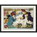 Global Gallery 'Exposition de Blanc a la Place Clichy' by Henri Thiriet Framed Vintage Advertisement Paper in White | Wayfair DPF-295734-30-119