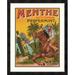 Global Gallery 'Menthe Peppermint' Framed Vintage Advertisement Paper in Brown/Green/Yellow | 28 H x 22.5 W x 1.5 D in | Wayfair DPF-375139-22-119