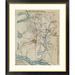 Global Gallery Battle of Antietam or Sharpsburg #1 Framed Graphic Art Plastic/Metal | 40 H x 34 W x 1.5 D in | Wayfair DPF-379305-30-296