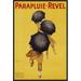 Global Gallery 'Parapluie-Revel, 1922' by Leonetto Cappiello Framed Vintage Advertisement on Canvas in Black/Red/Yellow | Wayfair