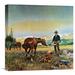 Global Gallery 'Partners' by Charles M. Russell Painting Print on Wrapped Canvas Canvas | 24 H x 24 W x 1.5 D in | Wayfair GCS-133318-2424-142