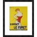 Global Gallery 'Corset le Furet, 1901' by Leonetto Cappiello Framed Graphic Art Paper in Green/Yellow | 24 H x 20 W x 1.5 D in | Wayfair