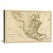 Global Gallery 'North America, As Divided Amongst The European Powers, 1776' Graphic Art Print on Wrapped Canvas Canvas | 11 H x 16 W in | Wayfair