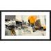 Global Gallery 'Morning Light' by Pima Framed Painting Print Paper in Black/Gray/Orange | 26 H x 44 W x 1.5 D in | Wayfair DPF-465805-1836-257