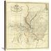 Global Gallery Map of the States of Illinois & Missouri, 1823 by Lewis C. Beck Graphic Art on Wrapped Canvas in White | Wayfair GCS-294934-36-146