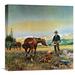 Global Gallery 'Partners' by Charles M. Russell Painting Print on Wrapped Canvas Canvas | 18 H x 18 W x 1.5 D in | Wayfair GCS-133318-1818-142