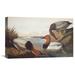 Global Gallery 'Canvas Backed Duck' by John James Audubon Painting Print on Wrapped Canvas Canvas | 15.62 H x 22 W x 1.5 D in | Wayfair