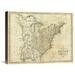 Global Gallery Map of the United States of America, 1796 by John Reid Graphic Art on Wrapped Canvas Canvas | 18 H x 22 W x 1.5 D in | Wayfair