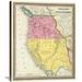 Global Gallery 'Oregon, Upper California, 1847' Graphic Art Print on Wrapped Canvas in Pink/Yellow | 30 H x 25 W in | Wayfair GCS-295636-30-144