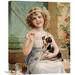 Global Gallery 'Waiting For The Vet' by Emile Vernon Painting Print on Wrapped Canvas in Brown/Green | 30 H x 24.63 W x 1.5 D in | Wayfair