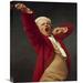 Global Gallery 'Self-Portrait, Yawning' by Joseph Ducreux Painting Print on Wrapped Canvas in Brown/Red | 20 H x 16 W x 1.5 D in | Wayfair