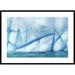Global Gallery 'Crevasses Created By the Melting of the Ice, Antarctica' Framed Photographic Print Paper in Blue/White | Wayfair
