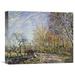Global Gallery 'Outskirts of the Fontainbleau Forest' by Alfred Sisley Painting Print on Wrapped Canvas in Brown/Green | Wayfair GCS-280071-22-142