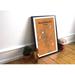 Wrought Studio™ 'Oklahoma City City Map' Graphic Art Print Poster in Paper in Orange | 17 H x 11 W x 0.05 D in | Wayfair VRKG7446 43629596