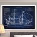 Wexford Home Vintage Sailing Ship Blue Sketch - Graphic Art Print on Canvas Canvas, Solid Wood in Blue/White | 16 H x 20 W x 1.5 D in | Wayfair