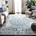 Blue/White 48 x 0.37 in Area Rug - Langley Street® Annette Oriental Area Rug in Blue/Ivory, Polypropylene | 48 W x 0.37 D in | Wayfair