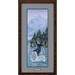 Wild Wings Vertical Rise by Lee Kromschroeder Framed Painting Print Canvas in Black/Blue/Green | 41 H x 20.75 W x 2 D in | Wayfair F476885092
