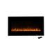 Wrought Studio™ Allmeria Wall Mounted Electric Fireplace w/ Remote () in Black | 20 H x 42 W x 4.75 D in | Wayfair WLGN8752 38201343