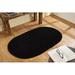 Black 96 x 0.5 in Area Rug - Winston Porter Mariela Polyester Chenille Braided Area Rug - Polyester | 96 W x 0.5 D in | Wayfair WNPR6891 41787168