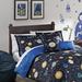 Waverly Space Adventure Reversible Comforter Set Polyester/Polyfill/Microfiber in Blue | Twin | Wayfair 885308556653