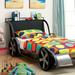 Zoomie Kids Bowles Twin Car Bed Metal in Black | 34.5 H x 47.25 W x 94.5 D in | Wayfair ZMIE6307 44225005