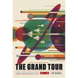 McGaw Graphics 'The Grand Tour' Vintage Advertisement Print, Poster Paper in Black/Green/Red | 26 H x 18 W x 0.125 D in | Wayfair V1719-4P