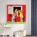Viv + Rae™ Konopka ' w/ Horse' Canvas Art Metal in Blue/Green/Red | 40 H x 40 W x 1.5 D in | Wayfair ZMIE3898 40218331