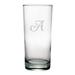 Susquehanna Glass Script Monogrammed 15 oz. Hiball Glass Glass | 6.25 H x 2.75 W in | Wayfair WAY-0009-812-4