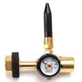 MASUNN Helium Latex Balloon Air Inflator Regulator With Gauge For W21.8-14 Tank Valve