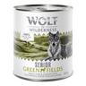 Wolf of Wilderness Senior 24 x 800 g umido per cane - Green Fields - Agnello & Pollo