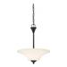 Nuvo Lighting 46307 - 2 Light Mahogany Bronze Frosted Glass Shade Pendant Light Fixture (FAWN 2 LIGHT PENDANT)