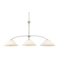 Nuvo Lighting 46208 - 3 Light Brushed Nickel Frosted Glass Shades Island Pendant Light Fixture (FAWN 3 LIGHT ISLAND PENDANT)
