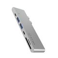 ICY BOX IB-DK4037-2C Thunderbolt 3 DockingStation für New MacBook Pro, 1x HDMI, 3x USB 3.0 (Type-A/Type-C), 1x Thunderbolt 3, Kartenleser (SD/microSD)