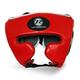 Ringside Boxing Pro Fitness PU Groin Guard Synthetic Leather, Red / Black / Silver, M